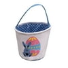 Randolph Easter Basket Holiday Rabbit Bunny Printed Canvas Gift Carry Candy Bag