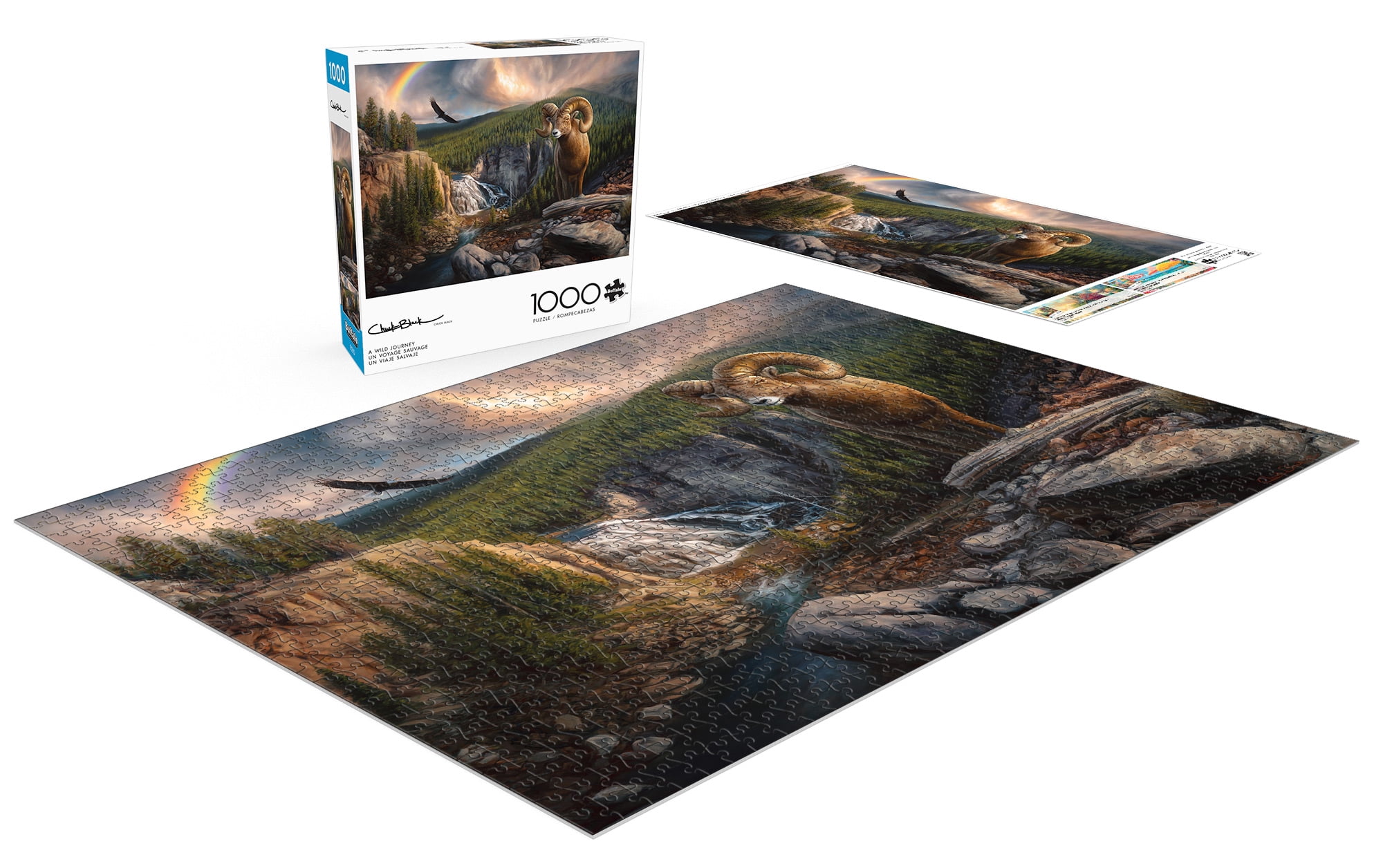 Buffalo Games Chuck Black A Wild Journey 1000-Piece Interlocking Jigsaw Puzzle for Adults Ages 14+