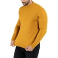 thumbnail image 3 of X RAY JEANS Mens Mock Neck Sweater Pullover, Mustard, 3XL, 3 of 10