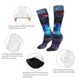 thumbnail image 3 of Susaid Modern Colorful Eyes Print Thermal Winter Socks for Men and Women, Warm Crew Hiking Socks, for Boots and Outdoor Activities, 3 of 6