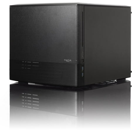 Fractal Design Node 804 No Power Supply MicroATX Cube Case w/ Window (Black)