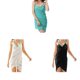 thumbnail image 3 of Mujeres Hollow Sunscreen Mini vestido correa de espagueti con cuello en V Bikini Cover up Jumpingount FS11282-03, 3 of 7