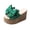 Green, variant on Women's Summer Bowknot Platform Slippers High Heel Shoes Slippers Green 37