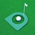 thumbnail image 4 of Golf Putting Cup Golf Putting Hole Putter Regulation Cup Golf Practice Training Aids For Indoor Outdoor (2pcs, Green) -t, 4 of 5