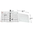 thumbnail image 3 of Aluminum Hitch Cargo Carrier Utility Basket with Loading Ramp, 3 of 6