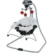 Graco Duet Connect Baby Swing + Bouncer, Weave