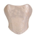 thumbnail image 2 of Haut de Corset Sans Bretelles à Motif de Cour pour Femmes, 2 of 9