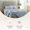 thumbnail image 4 of Whisper Organics 500 TC Sateen Fitted Sheet, 4 of 8