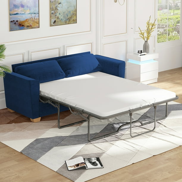 BALUS 70"W Convertible Sofa Pull Out Bed 2in1 Loveseat Couch for
