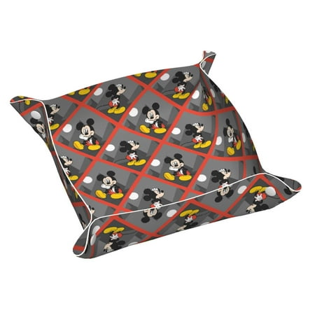 

Kawaii Mickey mouse Leather Storage Tray (Cute 374) Desktop Finishing Tray cosmetic tray Home Storage Tray Containers for Candy Jewelry Wallet Rings Headphone Watch Small