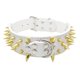 thumbnail image 2 of Collar de perro mascota arnés tachonado cuero de imitación punk remache collar de perro pu puntas afiladas suministros para perros, XS Yuyangstore  collar de cachorro, 2 of 4