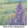 thumbnail image 5 of New Jersey Violet in Watercolor Glass Cutting Board Large 12 in x 15 in, 5 of 5