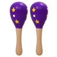 thumbnail image 1 of 2X Wooden Maraca Musical Instrument Children's Toy, 1 of 4