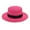 Hot Pink, variant on beishanbush Bucket Hats Mens and Womens Square Buckle Dome Panama Lafite Flat Top Straw Hat Summer Travel Sunshade Sun Hat Beach Big Brim Hat Yellow