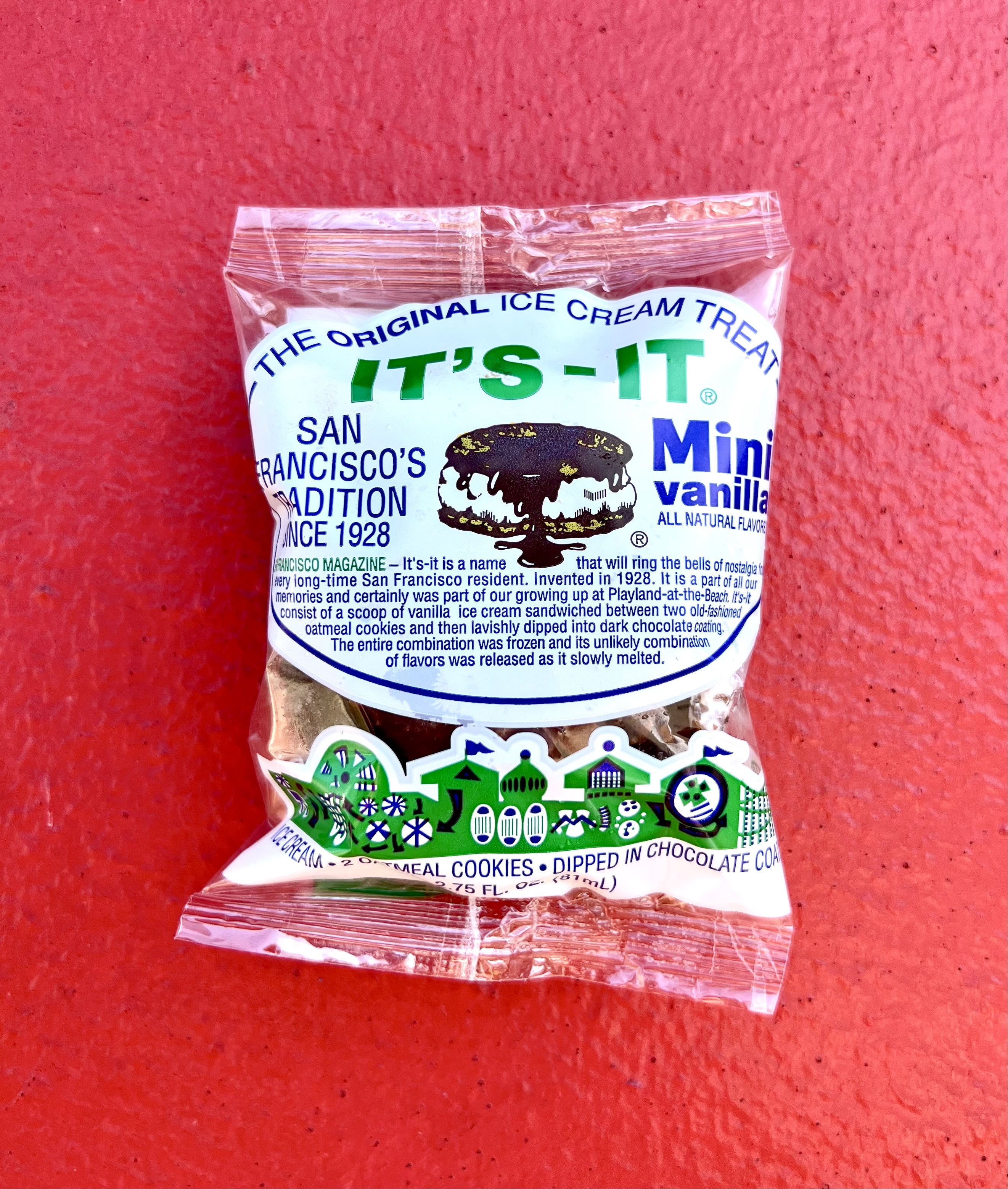 IT'S-IT Ice Cream Mini Vanilla Sandwich 6-Pack