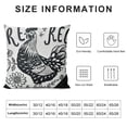 thumbnail image 5 of YINGXI  Just A Girl Who Loves Chicken Throw Pillow Case,Silhouette Chicken Decorative Cushion Cover for Farmhouse Living Room Girls Room, for Chicken Lovers Girls Kids Daughter 18x18in, 5 of 5