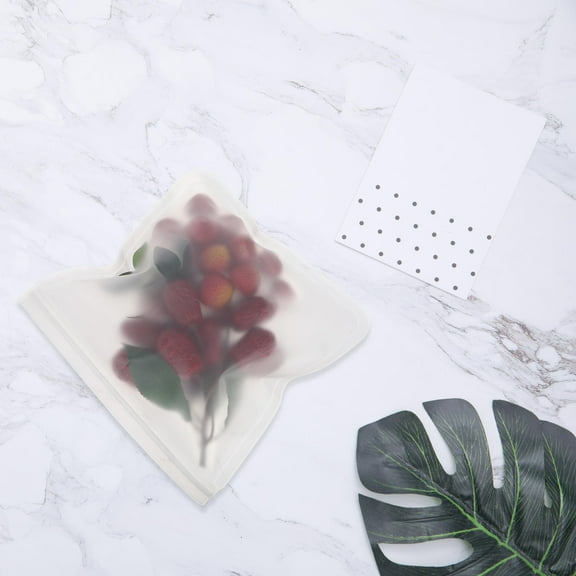 MEIBUTYUP Turkey Brining Bag with Double Zipper Seal for Kitchen Use EVA Material Transparent Reusable Food Pouch 70x45cm