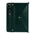 thumbnail image 5 of TECH CIRCLE Multifunctional Case for iPad Pro 12.9" Tablets - Heavy Duty Protection Leather Folio Wallet Case with Stand /Card Slots /Holders /Pencil Holder /Hand Strap /Shoulder Strap,Dark Green, 5 of 6