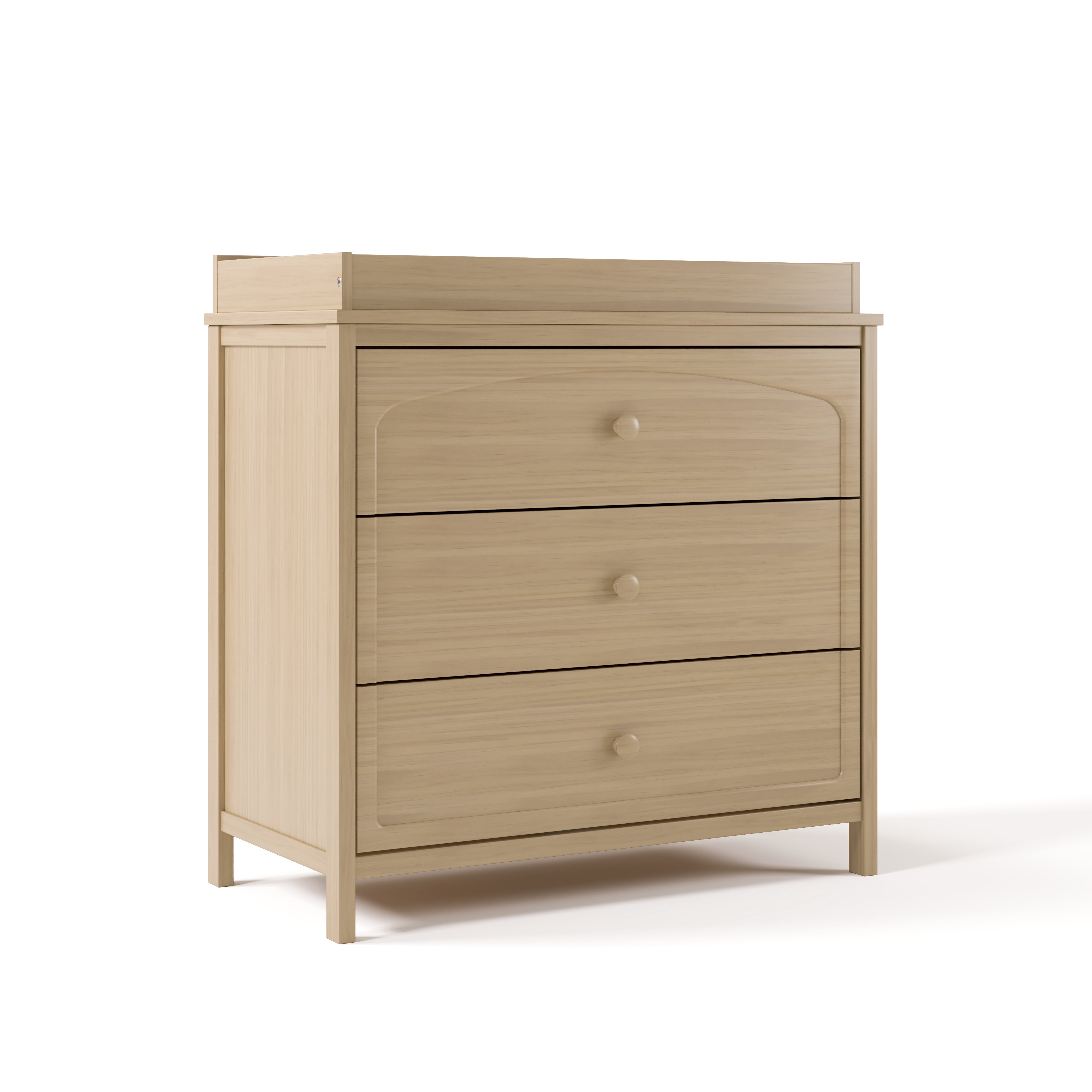 Graco Olivia 3 Drawer Chest with Infant Changing Topper, Driftwood