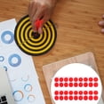 thumbnail image 4 of BRIGHTFUFU 2 Sets of Round Red Paper Target Stickers Sticky Dots Target Integrity Maintenance Outdoor Shooting Range, 4 of 8