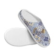 thumbnail image 3 of Balery Colorful Mandalas Pattern Women's Fuzzy Memory Foam Slippers Fluffy Winter House Shoes Indoor and Outdoor-39/40, 3 of 7