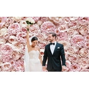 7×5FT Pink Floral Backdrop For Photography Blush Rose Blooms Flower Photo Background For Mothers Day Valentines Day Adult Lovers Studio Props Backdrop