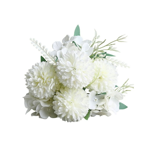 Artificial Silk Flowers, Faux Peony Bouquet, Realistic Multicolor Wedding Floral Arrangement, Durable Long-Lasting Decorative Centerpiece for Home and Event Decor