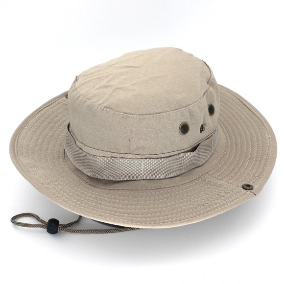 EQWLJWE Sunshade Hat Summer Sun Hat Unisex Bush Fishing Hiking Round Camouflage Cap Outddor Bucket Hat