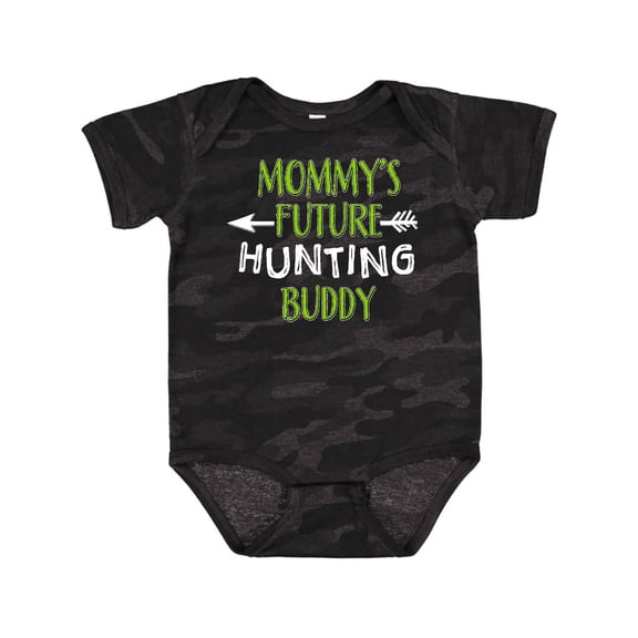 Inktastic Mommys Future Hunting Buddy Boys or Girls Baby Bodysuit