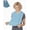 Blue, variant on YeewayVeh 3 Pack Adult Bibs, Adjustable & Waterproof Dining Cloth for for Men Women Elderly Senior