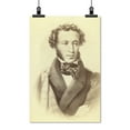 thumbnail image 2 of Print: Aleksandr Sergeevich Pushkin, Half-Length Portrait, Facing Slightly, 2 of 4