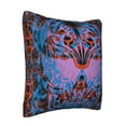 thumbnail image 2 of ZICANCN Death Tribe Skull Blue Pattern Throw Pillow Covers, Bed Couch Sofa Knit Decorative Pillow Covers for Living Room Farmhouse, 26"x26", 2 of 8