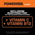 thumbnail image 4 of POWERADE Orange Electrolyte Sports Drink, 20 fl oz, 8 Pack Bottles, 4 of 12