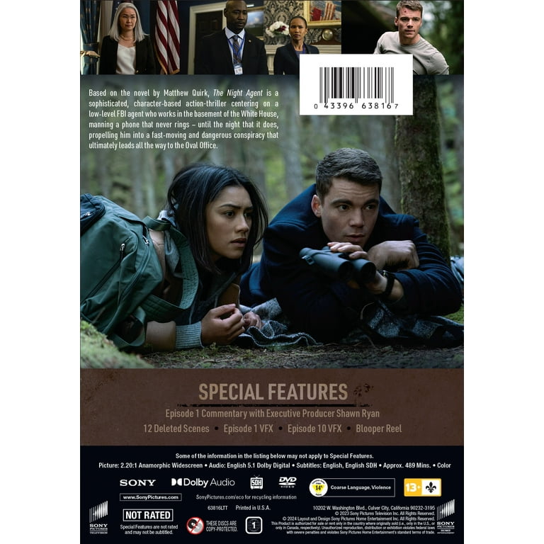 Night Agent, The Season (4 Discs) (DVD) Sony, Drama - Main Image