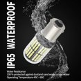 thumbnail image 5 of 2 bombillas LED para coche 1156 BA15S P21W BAU15S PY21W 1157 BAY15D 7443, 144SMD, luz de señal de giro y marcha atrás CanBus, 5 of 5