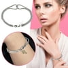 Midewhik Bracelet Chain Bracelet With Cross Pendant Cross Stainless Steel Bracelet