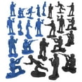 thumbnail image 5 of Tim Mee Toy Swat Plastic Army Men - 24 figuras de policía negras y azules hechas por nosotros, 5 of 5