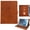 Brown, variant on ELEHOLD PU Leather Embossed Floral Pattern Leather Folio Kickstand Case with Card Slots For Universal 10-inch Tablet,Brown