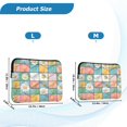 thumbnail image 4 of FORMRS 13"-13.3" Laptop Sleeve Protective Case Soft Carrying Quilted Computer Bag Cover, Daisy Mosaic, 4 of 7