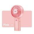 thumbnail image 4 of Holloyiver Portable Mini Handheld Fan, USB Rechargeable Small Pocket Fan, 3 Speeds Personal Small Hand Fan for Travel/Summer/Concerts/Lash, Gifts for Women (Sakura Pink), 4 of 5