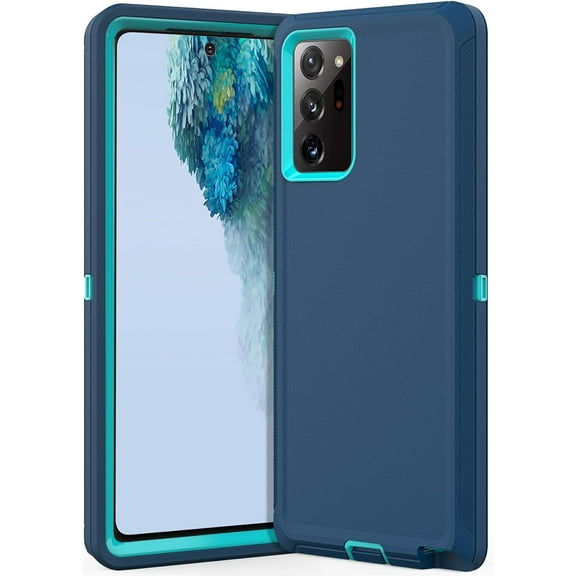 Samsung Galaxy Note 20 Ultra Case,Shockproof Dropproof Galaxy Note 20 Ultra Case,Heavy Duty Protective for Samsung Note 20 Ultra Case,Note 20 Ultra Case 6.9 Inch(Turquoise)