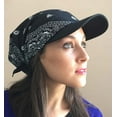 thumbnail image 3 of KIHOUT Casquette de Baseball Femmes Inde Musulmane Rétro Serviette en Coton Turban Chapeau de Baseball, 3 of 3