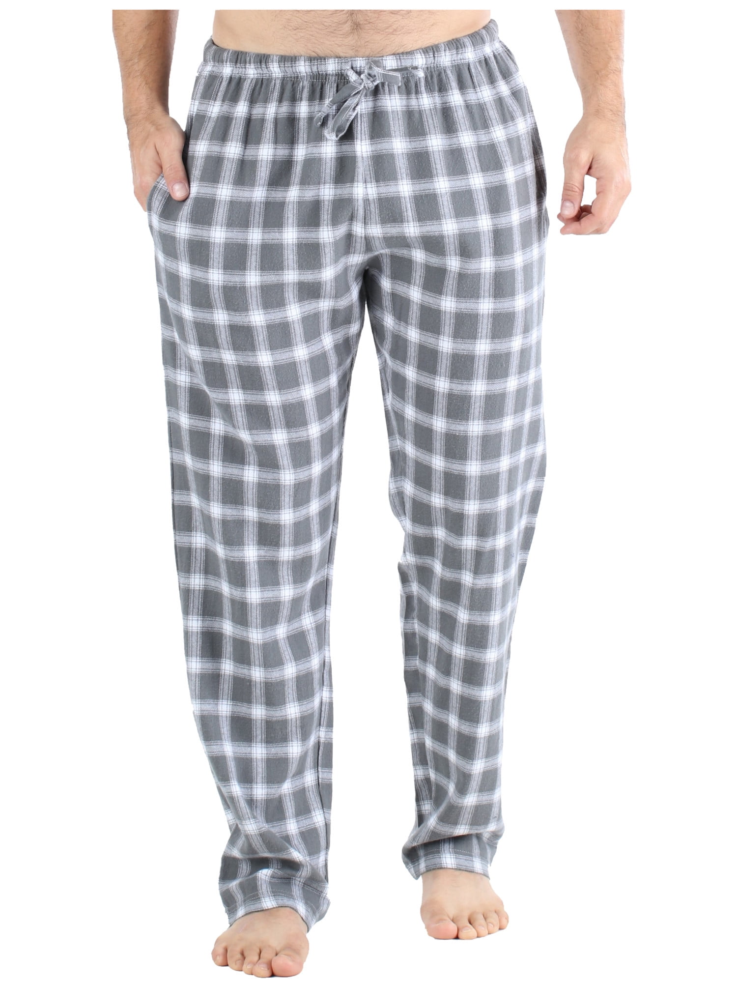 Frankie & Johnny Men's Cotton Flannel Plaid Pajama Sleep Pants ...