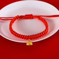 thumbnail image 3 of Pet Collar with Year of Pendant Red Pet Collar for Good Luck Cartoon Chinese Style Pet Red Rope Collar Good Luck Non fading Adjustable Length Dog Necklace with Pendant, 3 of 8