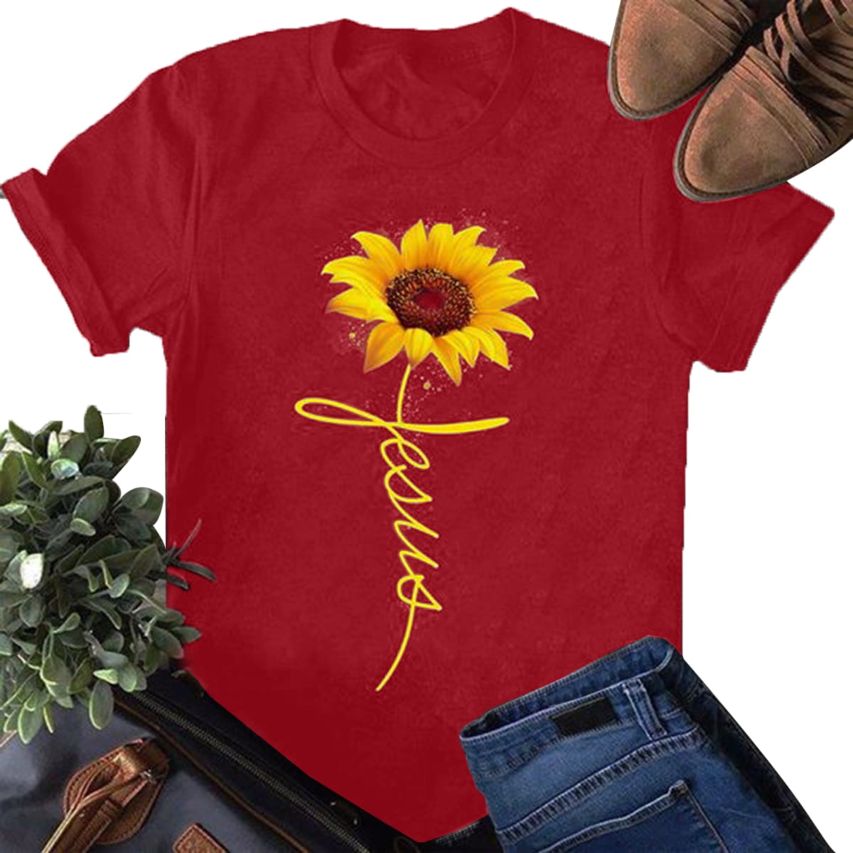 sunflower t shirt womens