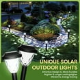 thumbnail image 6 of 16 Pack Solar Outdoor Lights, Waterproof Auto On/Off Cold White Solar Pathway Lighting for Lawn,Garden and Walkway, 6 of 6