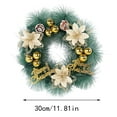 HAPPY TIME Floral Hoop,Wreath Hoop,Christmas Decorations Christmas