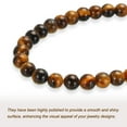 thumbnail image 3 of 60 Pcs Natural Stone 6mm Tiger Eye Beads Gemstone Beads for Bracelet Necklace Jewelry Making, 3 of 6