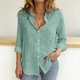 thumbnail image 3 of Camiseta de Manga Larga de la Mujer, Camiseta de Poliéster Suave para Primavera Verano, 3 of 6