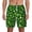 White, variant on Happy St. Patrick's day for Men's Swimming Trunks Swim Trunks Quick Dry Swim Shorts with Mesh Lining Funny Swimwear Bathing Suits